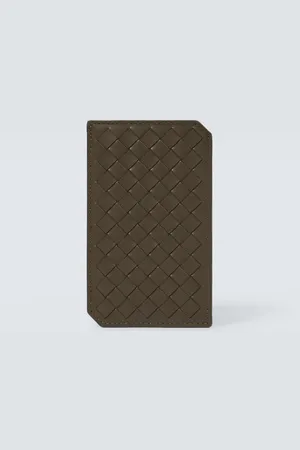 Bottega Veneta Kartenetui Intrecciato Small aus Leder