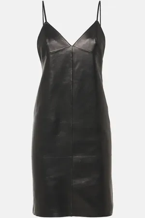 Saint Laurent Slipdress aus Leder