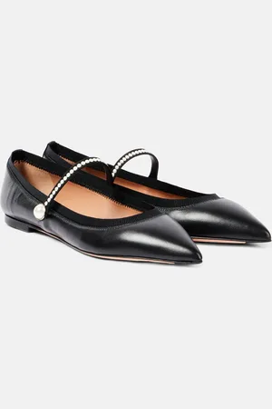 Aquazzura Mary-Jane-Ballerinas Romy aus Leder