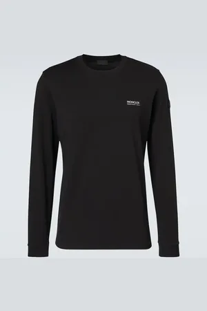 Moncler Longsleeve aus Baumwoll-Jersey
