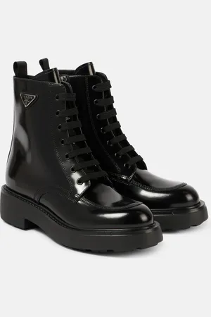 Prada Schnürstiefel Diapason aus Leder