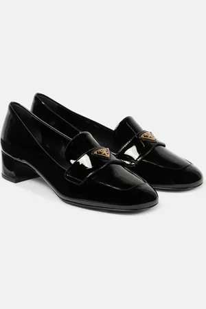 Prada Loafer-Pumps aus Lackleder