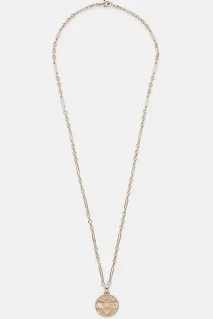 Foundrae Halskette Strength aus 18kt Gelbgold mit Diamant