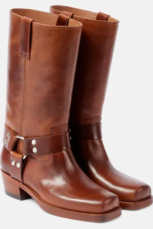 PARIS TEXAS Bikerstiefel Roxy 45 aus Leder