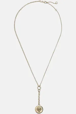 Foundrae Halskette Strength aus 18kt Gelbgold mit Diamant