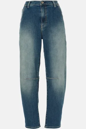 AG Jeans High-Rise Barrel Jeans