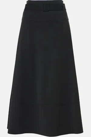 Max Mara Leisure Midirock aus Jersey