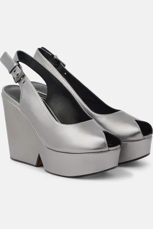 Robert Clergerie Wedge-Sandalen Dylan aus -Leder