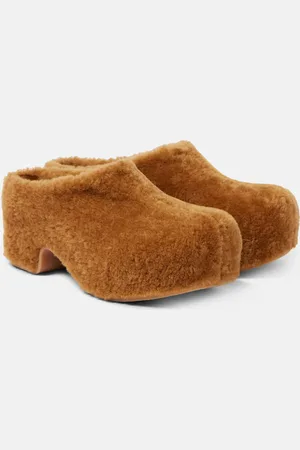 DRIES VAN NOTEN Mules aus Faux Fur