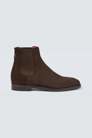 Ermenegildo Zegna Chelsea Boots aus Veloursleder