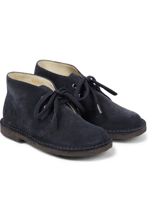 Il gufo Schnürschuhe aus Veloursleder