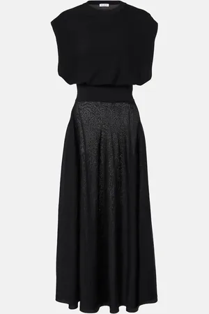 Alaïa Alaïa Midikleid aus einem Wollgemisch