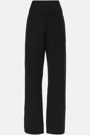 Alaïa Alaïa Gerade High-Rise-Hose aus einem Wollgemisch