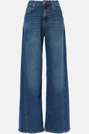 AG Jeans High-Rise Wide-Leg Jeans
