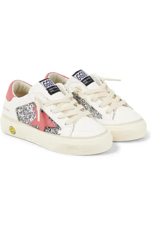 Golden Goose Sneakers May aus Leder mit Glitter