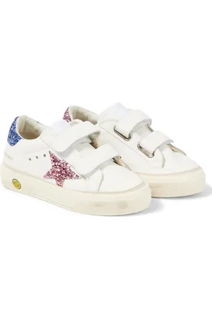 Golden Goose Sneakers May School aus Leder mit Glitter
