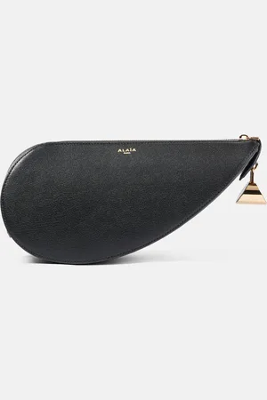 Alaïa Alaïa Clutch Le Demi Cœur aus Leder