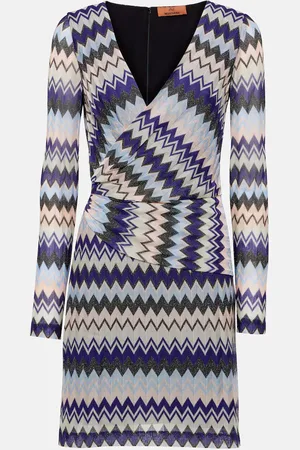 Missoni Minikleid aus Häkelstrick