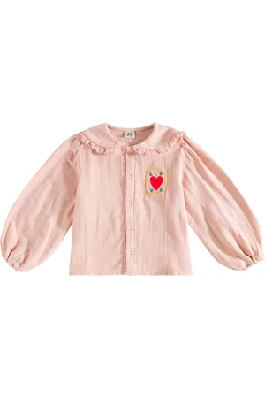 Jelly Mallow Bluse Love aus Baumwolle