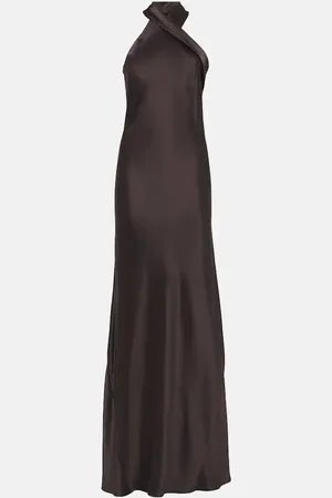 GALVAN Maxikleid Pandora aus Satin