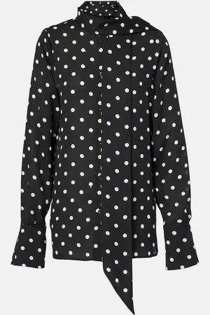 Nina Ricci Schluppenbluse aus Crêpe de Chine
