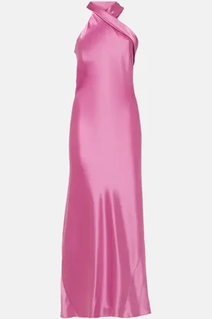 GALVAN Maxikleid Pandora aus Satin