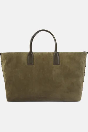 Bottega Veneta Shopper Cabat Large aus Veloursleder