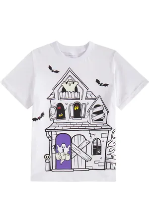 Stella McCartney Bedrucktes T-Shirt aus Baumwoll-Jersey