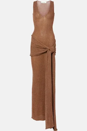 AYA MUSE Maxikleid Alula aus Lamé