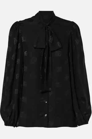 Dolce & Gabbana Bluse DG aus Seide