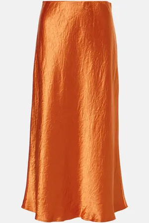 Max Mara Leisure Midirock Alessio aus Satin