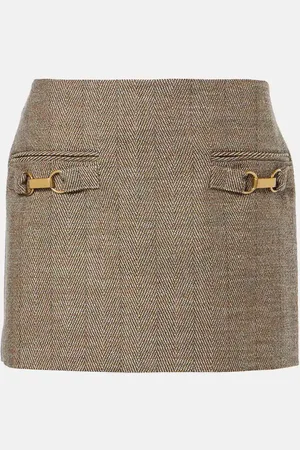 Stella McCartney Minirock aus einem Wollgemisch