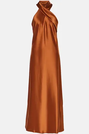 GALVAN Maxikleid Pandora aus Satin