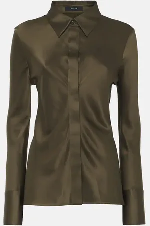 Joseph Bluse Brunel aus Seidensatin