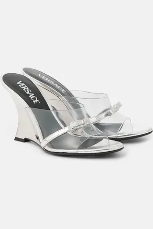 VERSACE Wedge-Pantoletten Gianni Ribbon 95