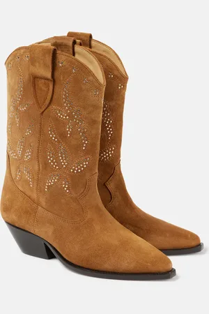 Isabel Marant Westernstiefel Duerto aus Veloursleder