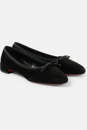 Christian Louboutin Ballerinas Sweetie Jane aus Veloursleder