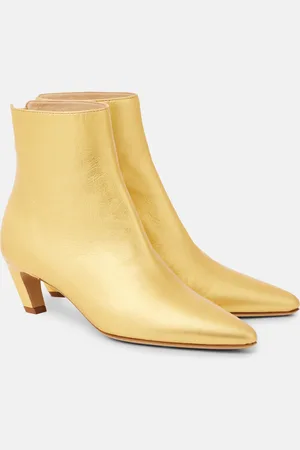GABRIELA HEARST Ankle Boots Clayton aus Metallic-Leder