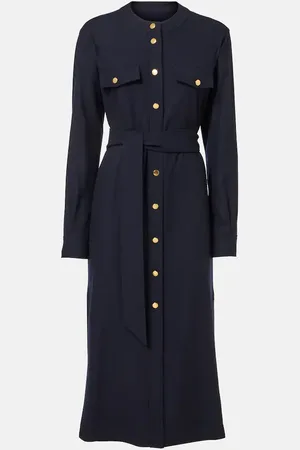 Loro Piana Midikleid Noa aus Wolle und Kaschmir