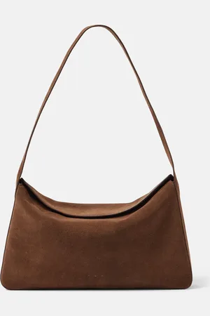 Aesther Ekme Schultertasche aus Veloursleder