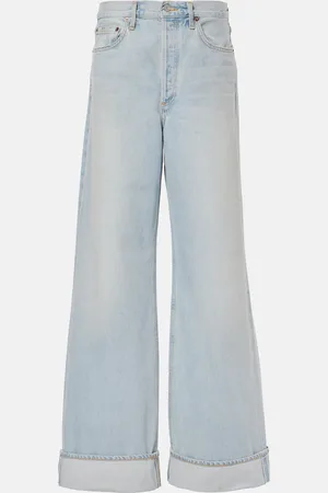 AGOLDE High-Rise Wide-Leg Jeans Dame