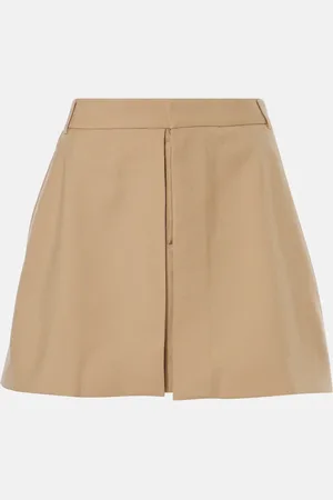 Ami Minirock aus Woll-Gabardine