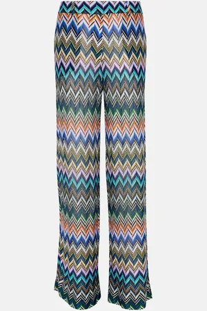 Missoni Gerade Hose aus Häkelstrick