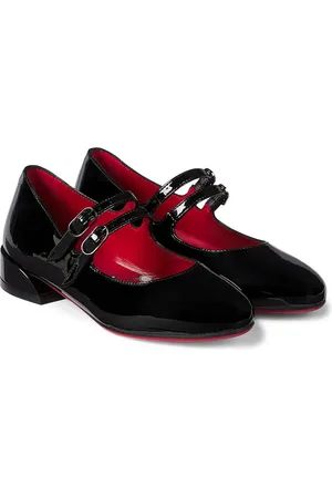 Christian Louboutin Mary-Jane-Ballerinas Jane Fille aus Lackleder