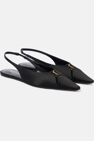 Saint Laurent Slingback-Ballerinas Babylone aus Satin