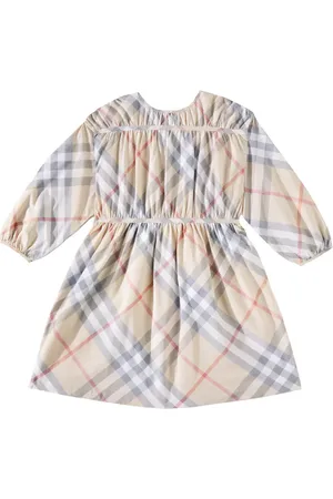 Burberry Kleid Burberry Check aus Baumwolle