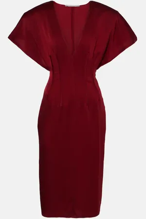 Stella McCartney Midikleid aus Satin