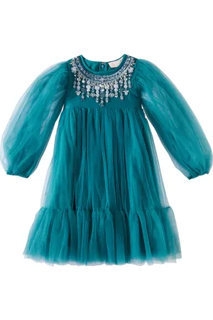 Tutu Du Monde Verziertes Kleid First Frost aus Jersey und Tüll