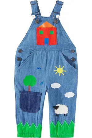 Stella McCartney Baby Latzhose aus Denim