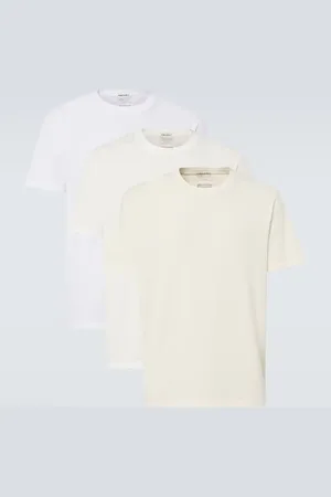 Maison Margiela Set aus drei T-Shirts aus Baumwoll-Jersey